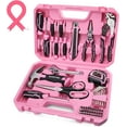 thumbnail image 1 of WORKPRO 52-Piece Pink Tools Set, Household Lady Tool Kit with Storage Toolbox, Basic Tool Set for Home, Garage, Apartment, Dorm, New House, Back to School, and as a Gift, 1 of 8