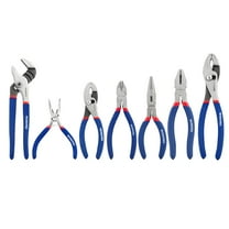 WORKPRO 7-piece Pliers Set with Groove Joint, Long Nose, Slip Joint, Linesman, and Diagonal Pliers for DIY & Home Use