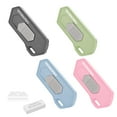 thumbnail image 1 of WORKPRO Ceramic Safety Box Cutter, 4-pack Auto Retractable Utility Knife, Cardboard Cutter, with Extra Blades, 1 of 15