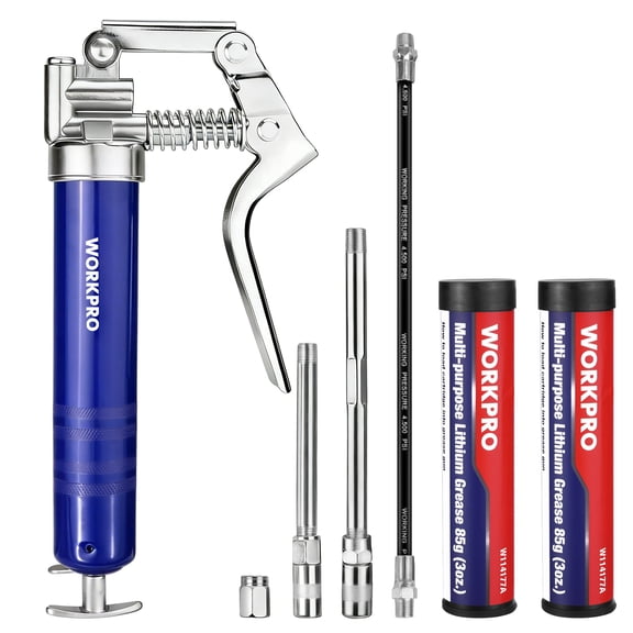 WORKPRO Mini Pistol Grip Grease Gun Set