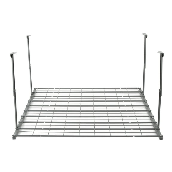 WORKPRO Overhead Garage Ceiling Rack, 48"L x 42"W x 28"H, Silver, 24'