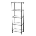 thumbnail image 1 of WORKPRO 550 lbs 5-Tier Metal Shelving Unit, 17"W x 11.5"D x 51.5"H, Adjustable Storage Wire Rack  with Extra Hooks and Shelf Liner, Kitchen and Pantry, 1 of 11