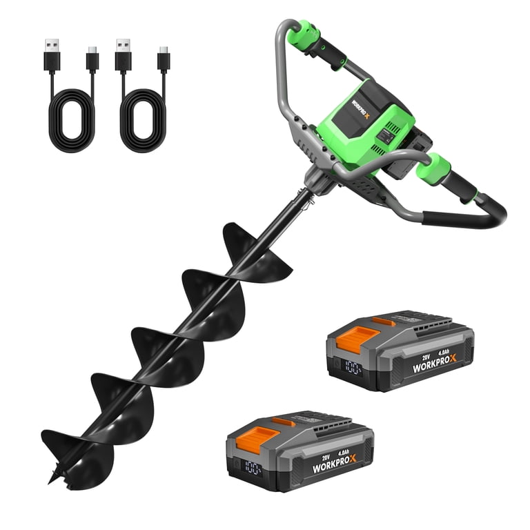 WORKPROX 40V Electric Cordless Earth Auger, 8