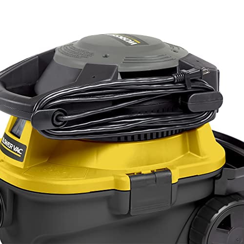 WORKSHOP Wet/Dry Vacs Blower Vacuum WS0400DE Portable Wet/Dry Vacuum Cleaner And Blower, 4-Gallon Leaf Blower Vacuum Cleaner, 6.0 Peak HP Small Shop Vacuum And Blower