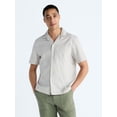 thumbnail image 1 of Free Assembly Men's Cotton Workwear Camp Shirt with Short Sleeves, Sizes S-3XL, 1 of 6