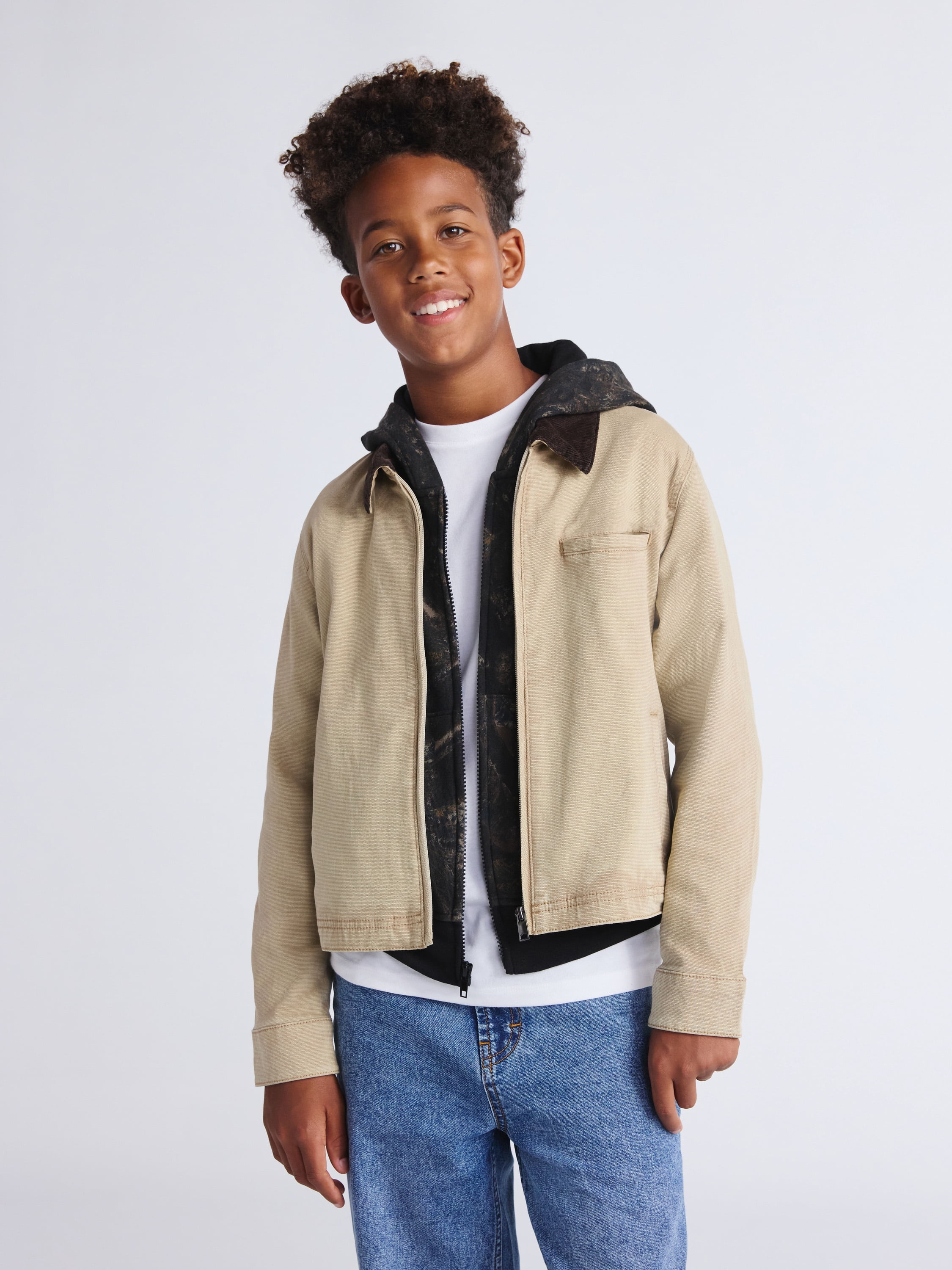 Weekend Academy Boys Workwear Garage Jacket, Sizes 4-18