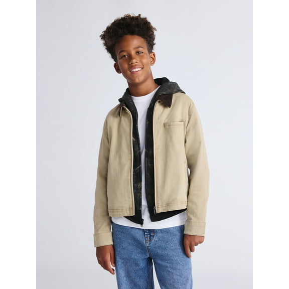 Weekend Academy Boys Workwear Garage Jacket, Sizes 4-18
