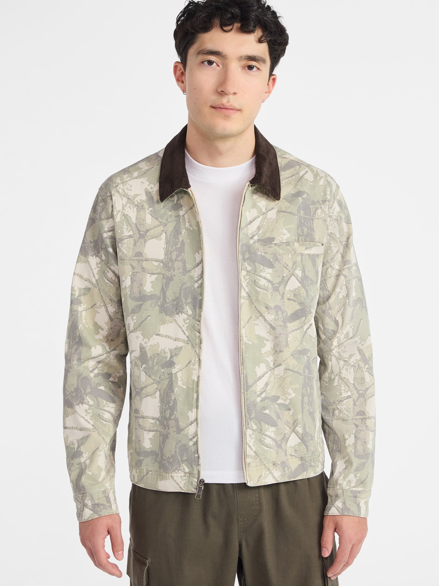 No Boundaries Men's and Big Men's Workwear Garage Jacket, Size S