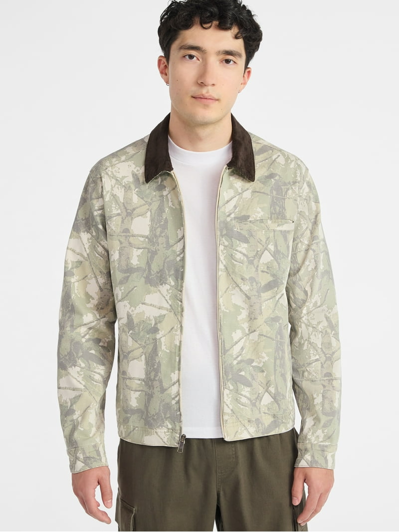 No Boundaries Men's and Big Men's Workwear Garage Jacket, Size S