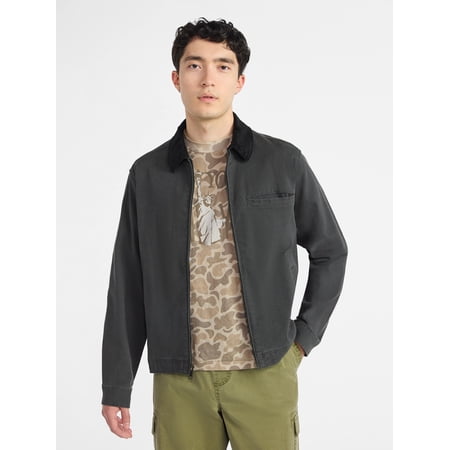 No Boundaries Men's and Big Men's Workwear Garage Jacket, Size S-3XL
