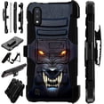 thumbnail image 1 of WORLD ACC LuxGuard Holster Case Compatible with Samsung Galaxy A01 Hybrid Phone Cover (Angry Werewolf), 1 of 2
