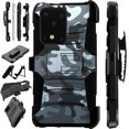 thumbnail image 1 of WORLD ACC LuxGuard Holster Compatible with Samsung Galaxy S20 Ultra Case Hybrid Phone Cover (Gray Camo), 1 of 1