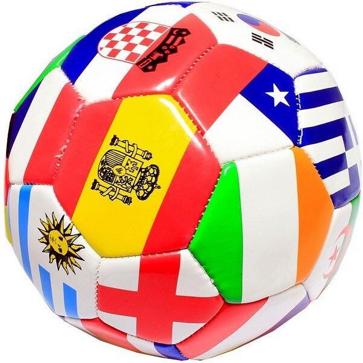 WORLD CUP FULL SIZE SOCCER BALL INTERNATIONAL COUNTRY FLAGS OFFICIAL SIZE 5