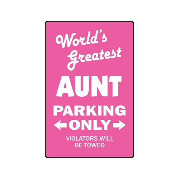WORLD'S GREATEST AUNT Decal niece nephew siblings daughter relative | Indoor/Outdoor | 9" Tall