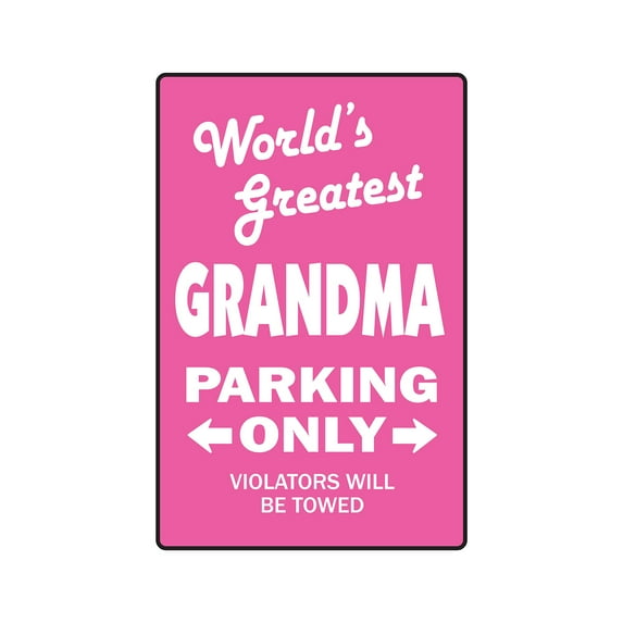 WORLD'S GREATEST GRANDMA Decal grandchildren grand kids grandmother | Indoor/Outdoor | 7" Tall