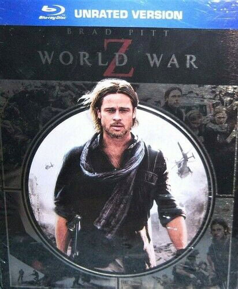 WORLD WAR Z New Sealed Bluray Unrated Edition Metalpak Metal Packaging