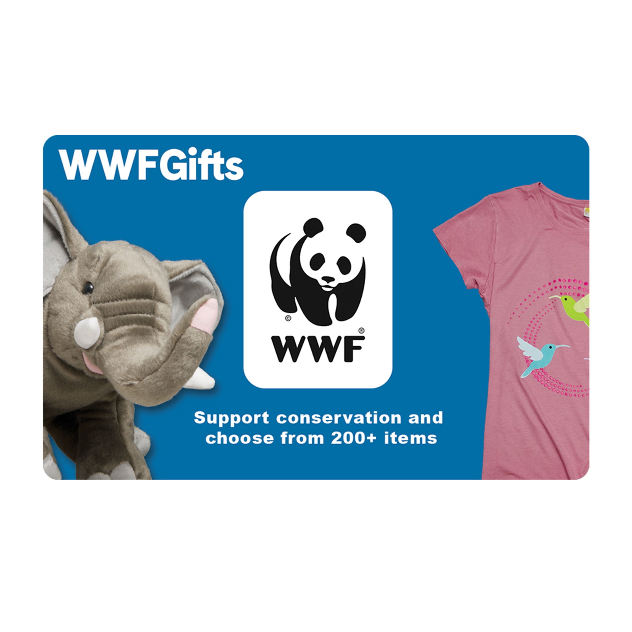 WORLD WILDLIFE FUND VGC ($25-$250) eGift Card [Email Delivery]