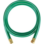 WORTH 5/8 in. X 3ft Expandable Garden Hose,No Kink Heavy Duty Flexible Water Hose with Solid Aluminum Hose Fittings Swivel Grip Male to Female Fittings