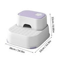 thumbnail image 1 of WORTHBUY Kid Step Stool Bathroom Non Slip Safety Training Stool Washing Step Stools For Children Living Room Bathroom Furniture, 1 of 10