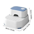 thumbnail image 1 of WORTHBUY Kid Step Stool Bathroom Non Slip Safety Training Stool Washing Step Stools For Children Living Room Bathroom Furniture, 1 of 10