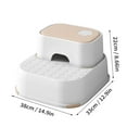thumbnail image 1 of Kid Step Stool Bathroom Non Slip Safety Training Stool Washing Step Stools For Children Living Room Bathroom Furniture, 1 of 10