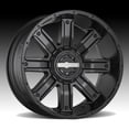 thumbnail image 1 of WORX 813sb destroyer 20x9 +18et 106.10mm satin black with satin clear-coat wheel, 1 of 2