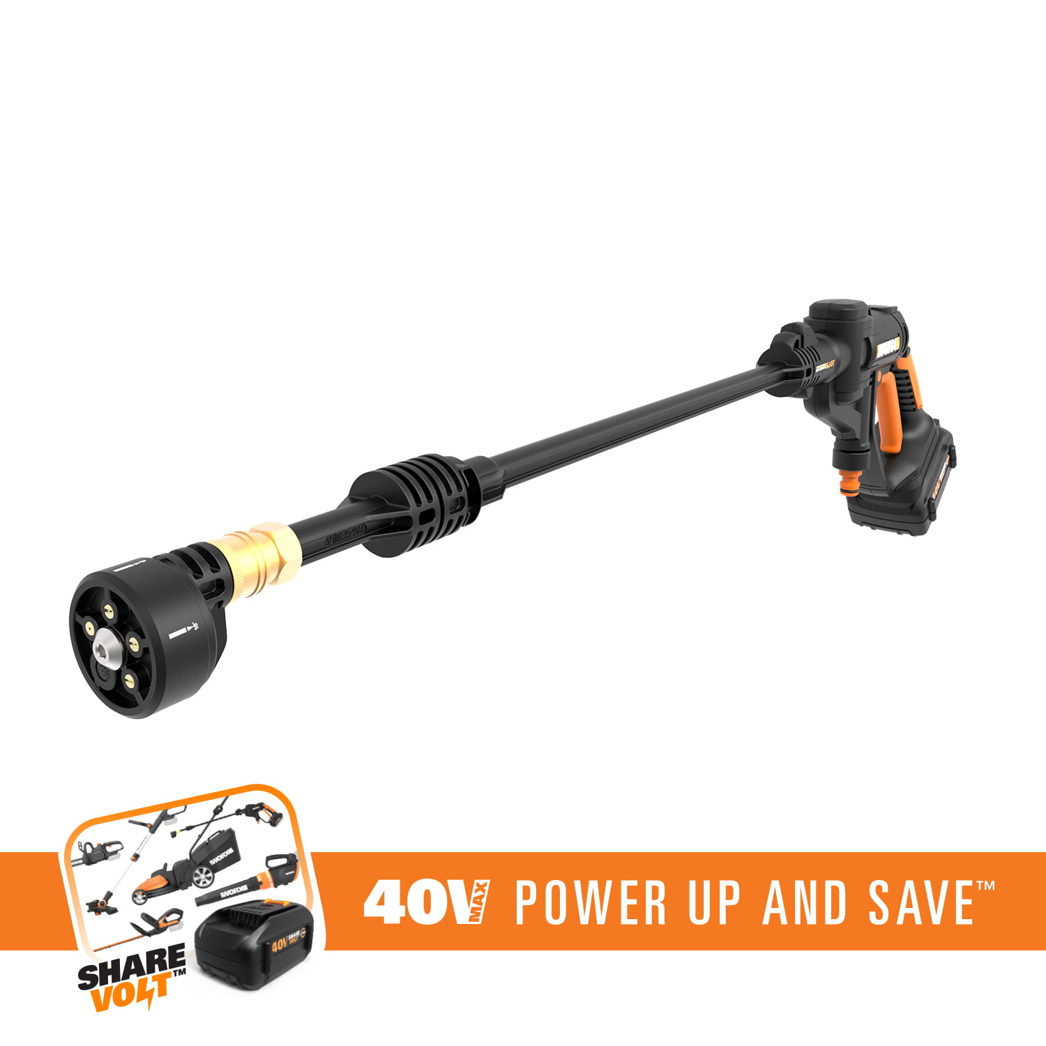 Worx Hydroshot 12 in. Window Squeegee Wiper with Water Sprayer, Quick Snap  Connection WA4050 - The Home Depot