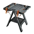 thumbnail image 1 of New! WORX Pegasus Folding Work Table and Sawhorse with 2 Quick Clamps and 4 Clamp Dogs, 1 of 10