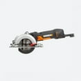 thumbnail image 1 of WORX WX439L 4.5 Inch and 4.5 Amp One Hand Compact Circular Saw, Black and Orange, 1 of 7