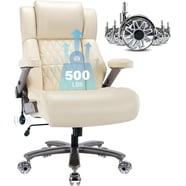 HERCULES Series Big & Tall 500 lb. Rated LeatherSoft Executive Swivel Ergonomic Office Chair with Height Adjustable Headrest