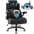 thumbnail image 1 of WOSDOM Big and Tall Office Chair 500lbs, Wide Mesh Seat Cushion Computer Chair, Adjustable Lumbar Support and Headrest, 3D Flip up Armrests, Home Office Chair for Adult| Black, 1 of 8