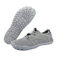 thumbnail image 1 of WOTTE Men's Water Shoes Quick-Dry Aqua Sock Barefoot Wide Toe Sports Outfoor Shoes for Beach Swim River Pool Lake Hiking Kayaking Surfing, Grey Size 13, 1 of 7