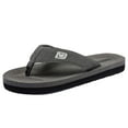 thumbnail image 1 of WOTTE Mens Flip Flops Comfortable Thong Sandals Lightweight Summer Beach Sandals Grey Size 15, 1 of 7