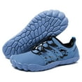 thumbnail image 1 of WOTTE Water Shoes for Men Barefoot Quick-Dry Aqua Sock Outdoor Athletic Sport Shoes for Swim Diving Surf Pool Aqua Sports Beach Walking Wide Toe Shoes Size 11, Blue, 1 of 6