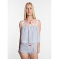 thumbnail image 1 of Kacey Lee Women's Woven Sleep Set, 2-Piece, Sizes XS-XXL, 1 of 5