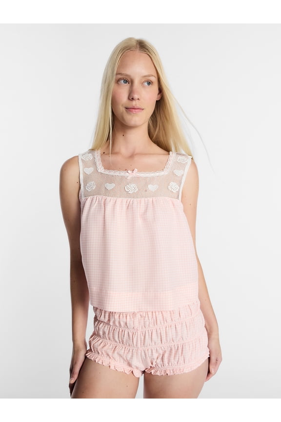 Women's Woven Sleep Set, 2-Piece, Sizes XS-XXL