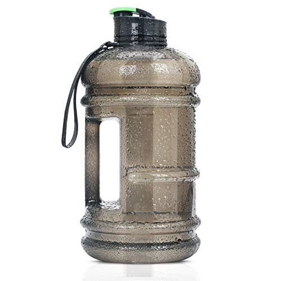 WOVTE 2.2L Water Bottle 75oz Half Gallon Capacity Leakproof BPA Free Odorless Material Solid Jug Daily Hydration Gym Fitness Athletic Gear Sports Water Bottle for Camping Hiking Outdoor