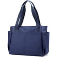 thumbnail image 1 of WOVTE Handheld travel bag, foldable luggage, travel bag, sports bag, lightweight shoulder backpack (blue), 1 of 6