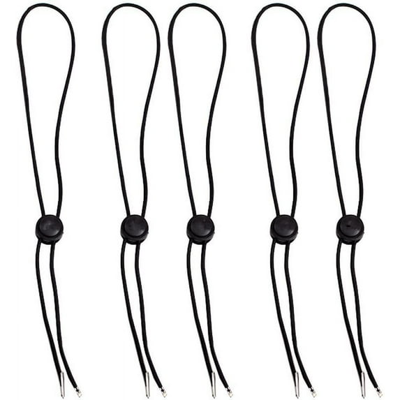 WOVTE Hat Chin Cord, Flexible Removable Hat Chin Strap with Spring Loaded Stop Cord Lock
