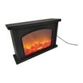 thumbnail image 1 of WOVTE LED Fireplace Faux Flame, Rectangle Fireplace Lantern Portable Led Lantern Battery Operated and USB Operated 6 Hours Timer for Hanging Sitting Decoration Indoor & Outdoor( No Heater,11x4.7x8 Inc, 1 of 6