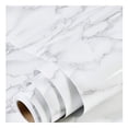 thumbnail image 1 of WOVTE Marble Wallpaper Granite Gray&White Paper Roll 23.6" x 118" Kitchen Countertop Cabinet Furniture is Renovated Thick PVC Easy to Remove Without Leaving Glue Upgrade, 1 of 7