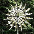 thumbnail image 1 of WOVTE Windmills for the Yard Unique and Magical Metal Windmill Wind With Metal Garden Stake ，Spinners Outdoor Metal Large for Yard Lawn Patio Garden Kinetic Sculptures (Silver),10PCS, 1 of 6