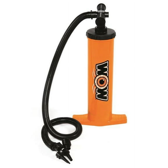 WOW Sports Double Action Hand Pump with 4 Inflation Adapters, 1 Piece