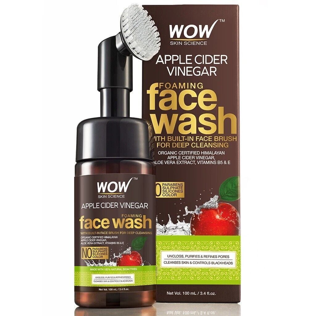 WOW Apple Cider Vinegar Foaming Face Wash Walmart