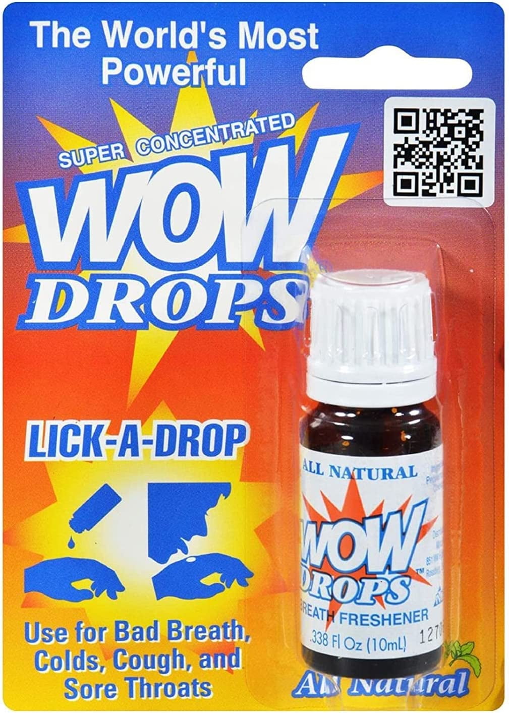 WOW, Bad Breath Colds Cough Sore Throat .32 oz