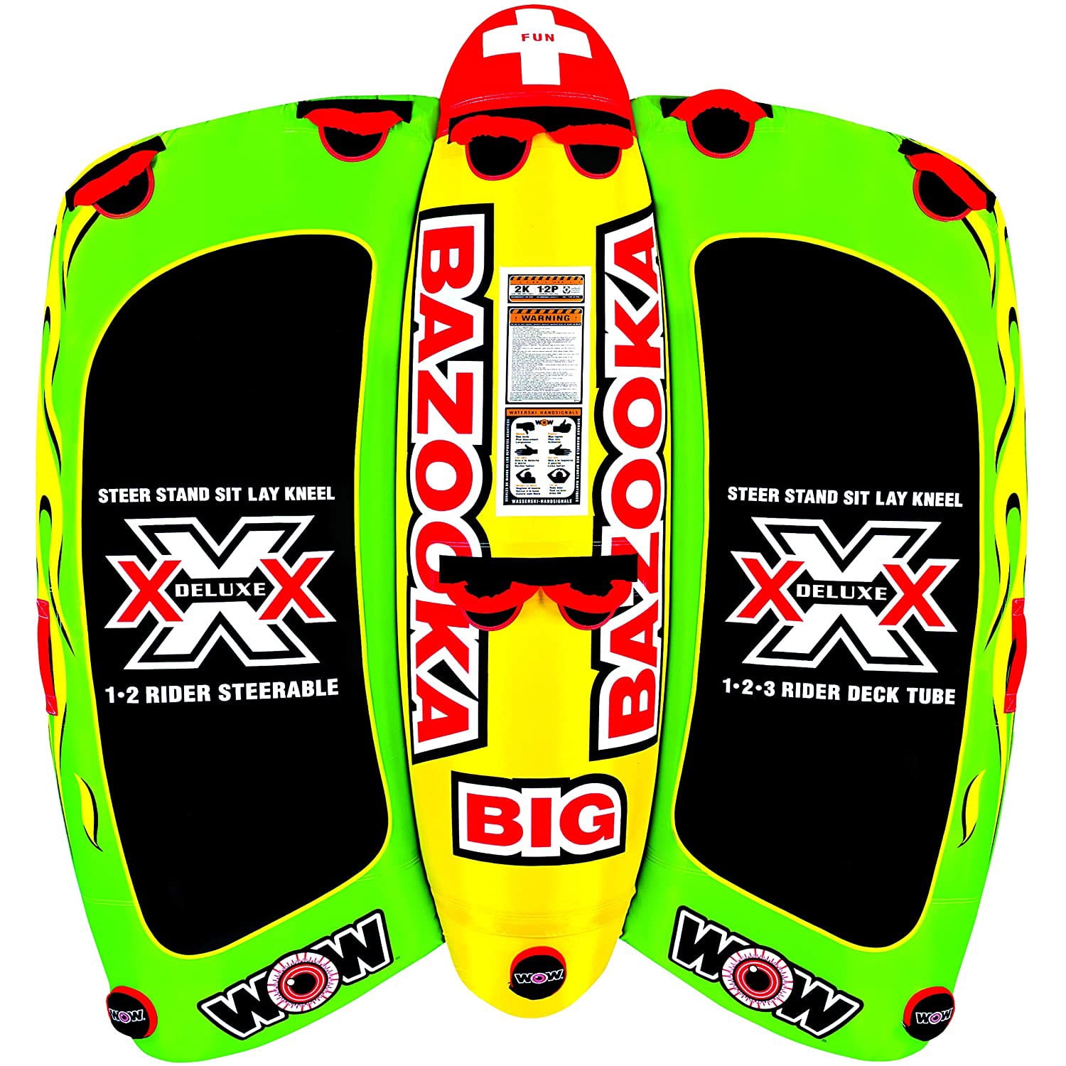 WOW Big Bazooka 4-Rider Towable