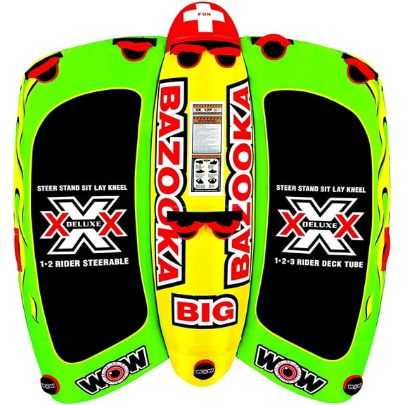 WOW Big Bazooka 4-Rider Towable