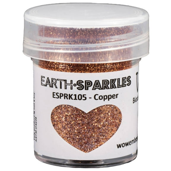 WOW! Earth Sparkles Glitter 15ml-Copper