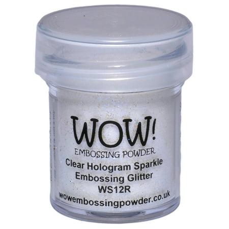 WOW! Embossing Powder 15ml-Clear Hologram Sparkle