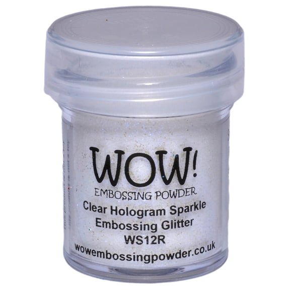 WOW! Embossing Powder 15ml-Clear Hologram Sparkle